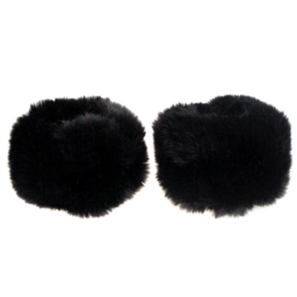 NWT  Faux Fur Cuffs by WHBM - Picture 2 of 7